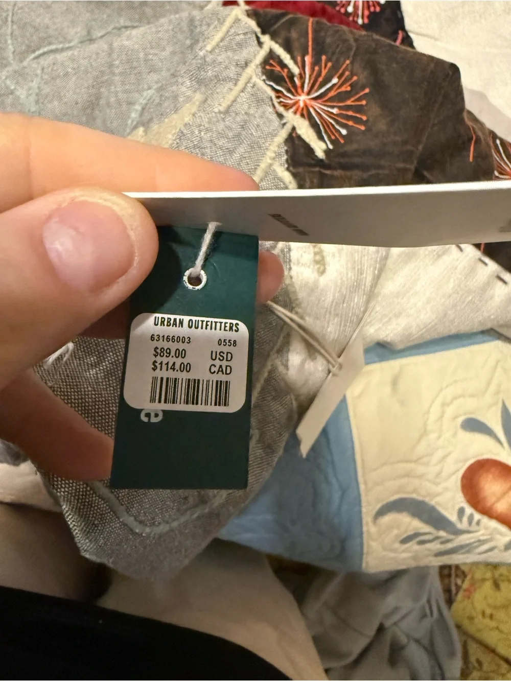 NWT Urban Renewal Camryn Embroidered Quilt